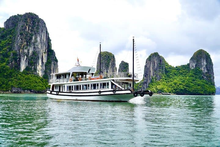 Ha Long Bay Day Tour: Kayak, Titov Island & Sung Sot Cave from Tuan Chau photo 5