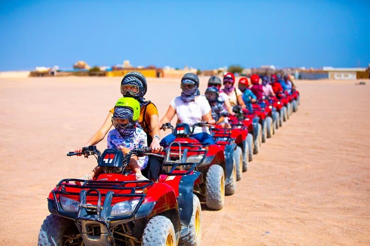 Hurghada Desert Super Safari: Quad, Spider Car & Bedouin Dinner Experience