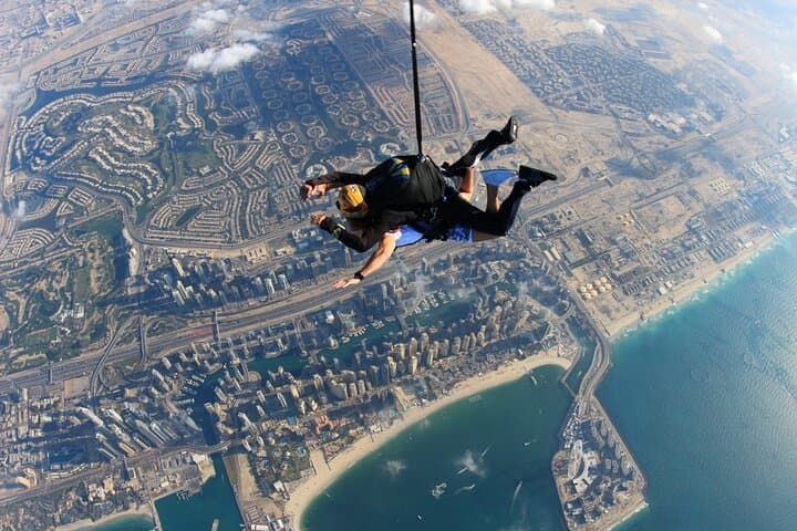Tandem Skydive Over the Palm Jumeirah — Dubai from Freefall photo 3