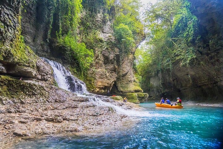 Explore Prometheus Cave and Martvili Canyon: Day Tour from Kutaisi