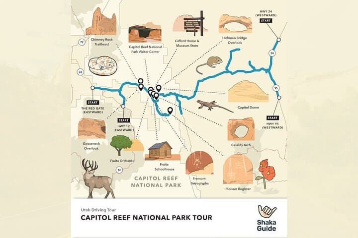 Capitol Reef Self-Guided Audio Driving Tour: Scenic Drive, Fruita Orchards & Waterpocket Fold photo 4