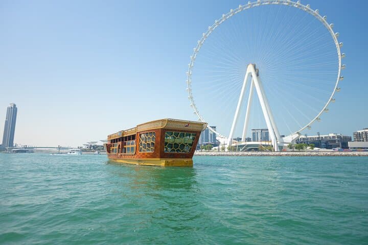 Dubai Marina Dhow Dinner Cruise: Luxury Evening Buffet & Live Entertainment