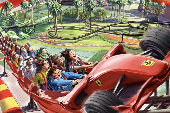 Ferrari World Abu Dhabi Day Trip from Dubai — Transfers, Admission & Tips
