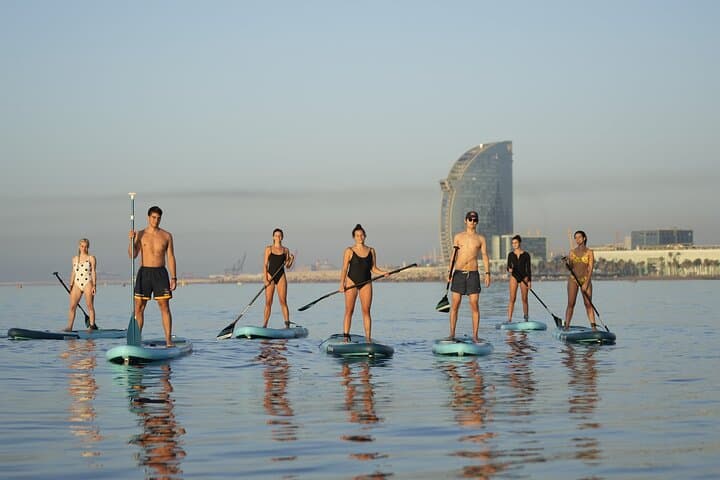 Paddleboarding Barceloneta: SUP Sessions on Barcelona’s Mediterranean Coast