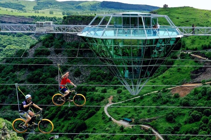 Dashbashi Canyon Glass Bridge & Zipline Day Tour from Tbilisi