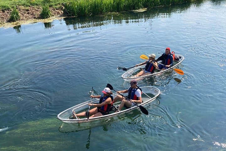 Transparent Kayak on Gacka River: 8km Family-Friendly Scenic Paddle near Otočac photo 2