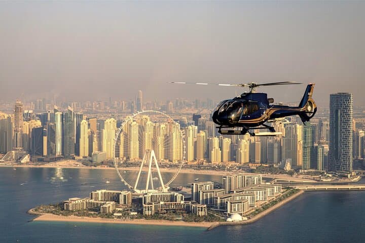 Dubai Helicopter Tour: 25-Minute Skyline Flight Over Burj Khalifa, Palm & Creek