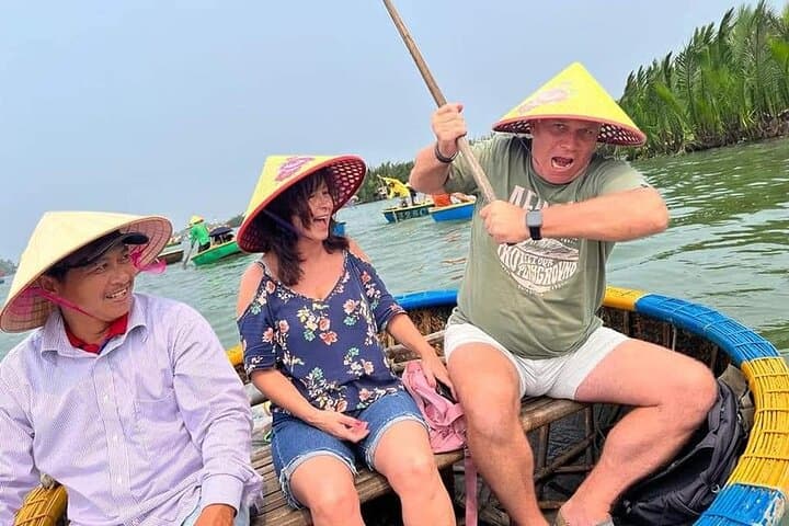 Hoi An Coconut Jungle Basket Boat & Night Market Tour photo 1