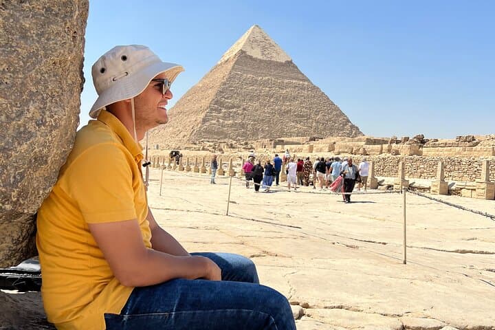 Giza Pyramids Private Day Tour: Sphinx, Camel Ride & Inside-Pyramid Access photo 3