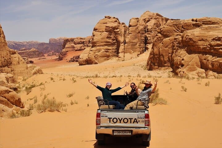 Wadi Araba 4x4 Wild Desert Expedition: Off-Grid Jeep Tour & Private Bedouin Tent Overnight