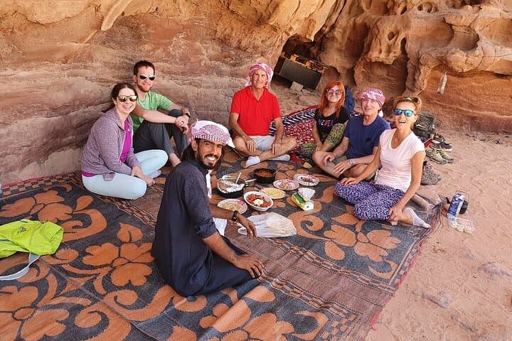 Wadi Araba 4x4 Wild Desert Expedition: Off-Grid Jeep Tour & Private Bedouin Tent Overnight photo 2
