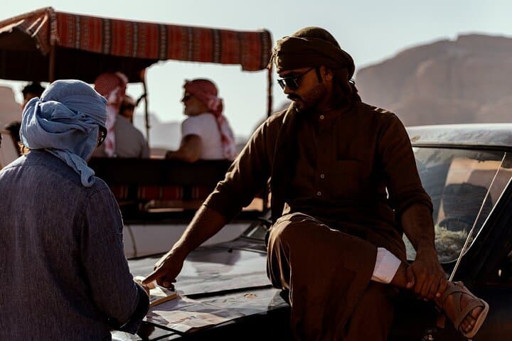 Wadi Araba 4x4 Wild Desert Expedition: Off-Grid Jeep Tour & Private Bedouin Tent Overnight photo 3