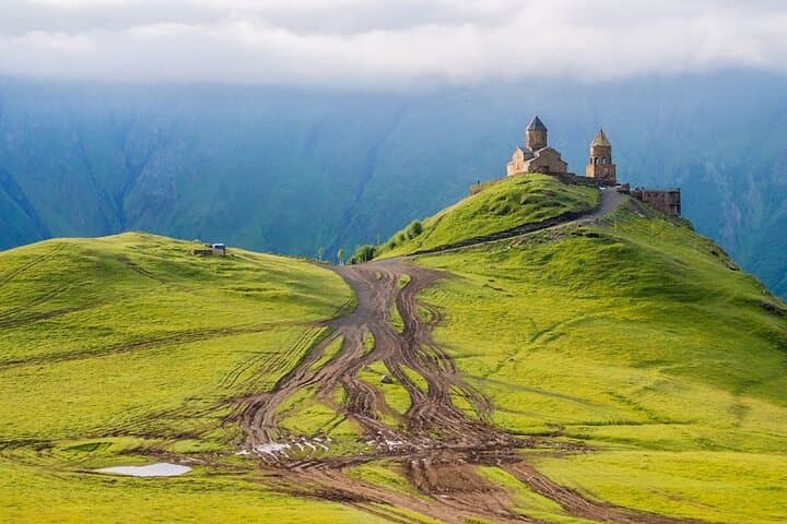 Drive to Kazbegi & Gergeti Church via Jvari and Gudauri — Day Trip from Tbilisi photo 1
