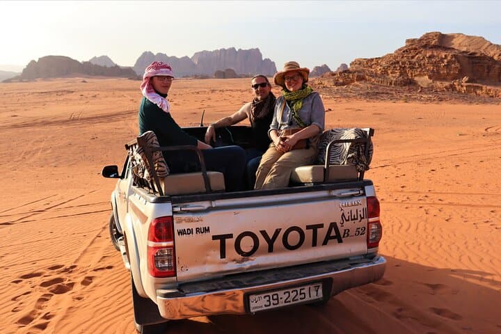 Wadi Rum Full-Day 4x4 Desert Tour and Overnight Bedouin Tent Experience photo 2