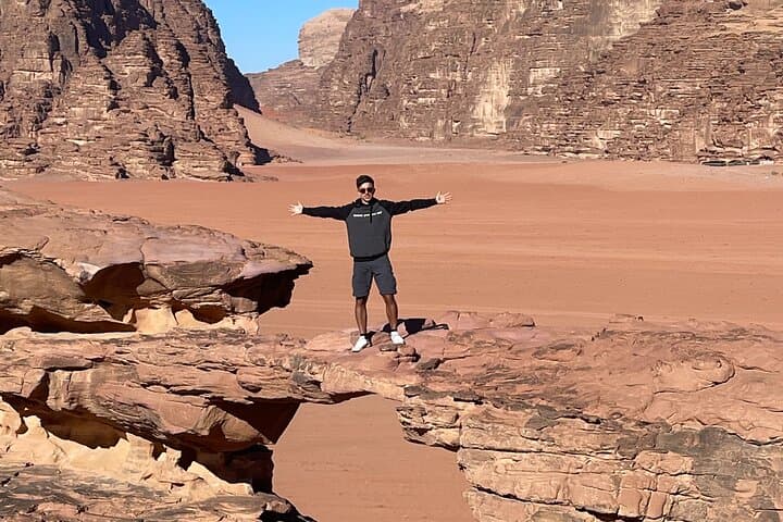 Wadi Rum Full-Day 4x4 Desert Tour and Overnight Bedouin Tent Experience photo 3