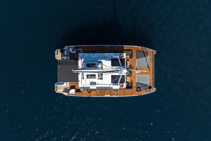 Santorini Caldera Catamaran Cruise with BBQ, Snorkeling & Open Bar photo 2