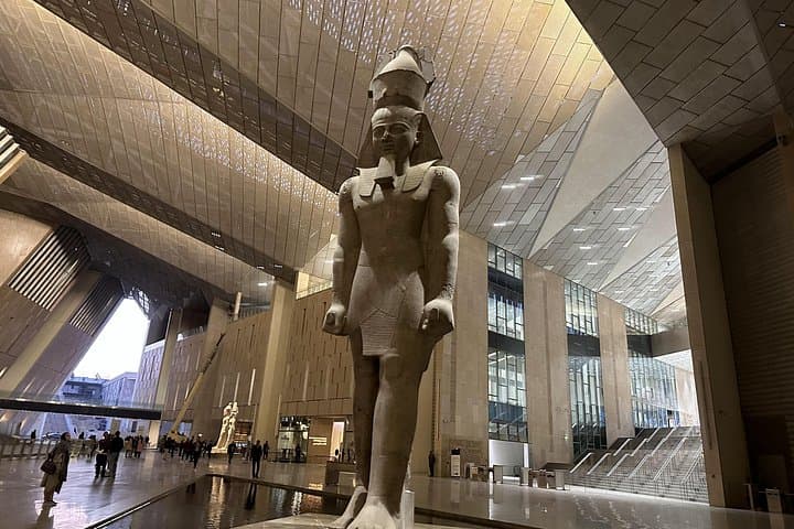 Full-Day Grand Egyptian Museum & Giza Pyramids Private Tour with Lunch photo 5
