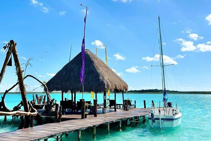 Bacalar Full-Day Lagoon & Cenote Boat Tour from Merida photo 5