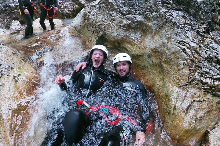 Canyoning Sušec Canyon: Bovec Waterfalls, Natural Slides & 5–12m Jumps photo 6
