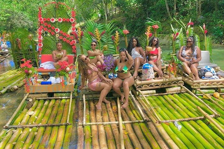 Lethe Bamboo Rafting with Foot Massage — River Float Near Negril