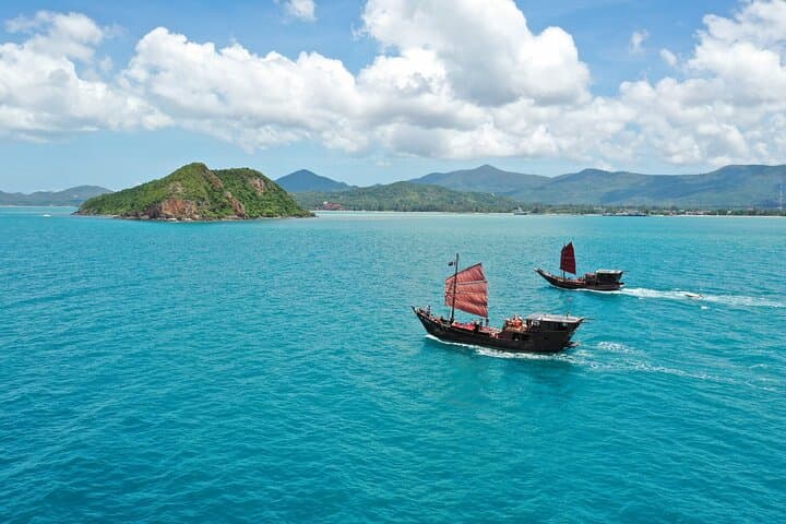 Sunset on the Chantara: Full-Day Pirate Junk Cruise from Koh Samui to Koh Phangan photo 2