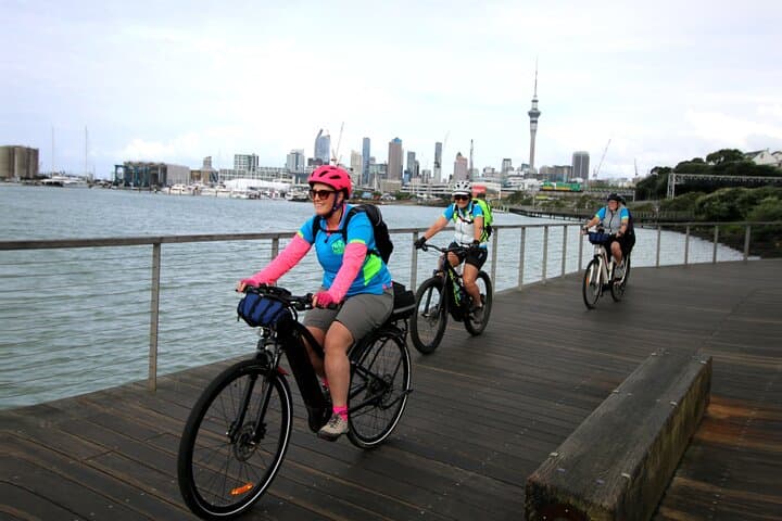 Auckland Half-Day E-Bike Excursion: Waterfront, Western Springs & Te Atatu Peninsula