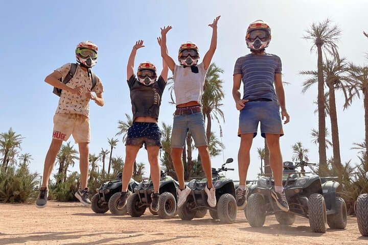 ATV Quad Tour Through Marrakech's Palmeraie Palm Grove Desert photo 3