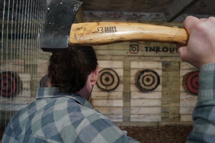 Hit the Mark: 30‑Minute Axe Throwing Experience in Llangollen