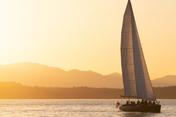 Seattle Sunset Sail BYOB: Evening Sail on a 70ft Racing Yacht photo 4