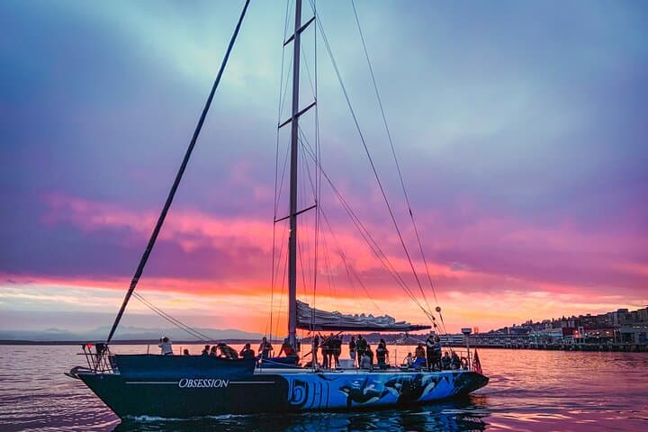 Seattle Sunset Sail BYOB: Evening Sail on a 70ft Racing Yacht photo 2