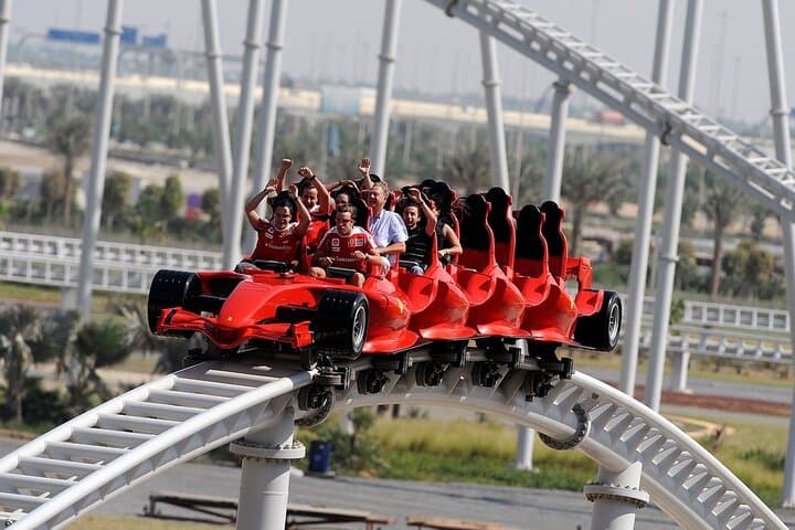 Sheikh Zayed Mosque, Ferrari World & Warner Bros. Abu Dhabi: One-Day Private Tour from Dubai photo 2