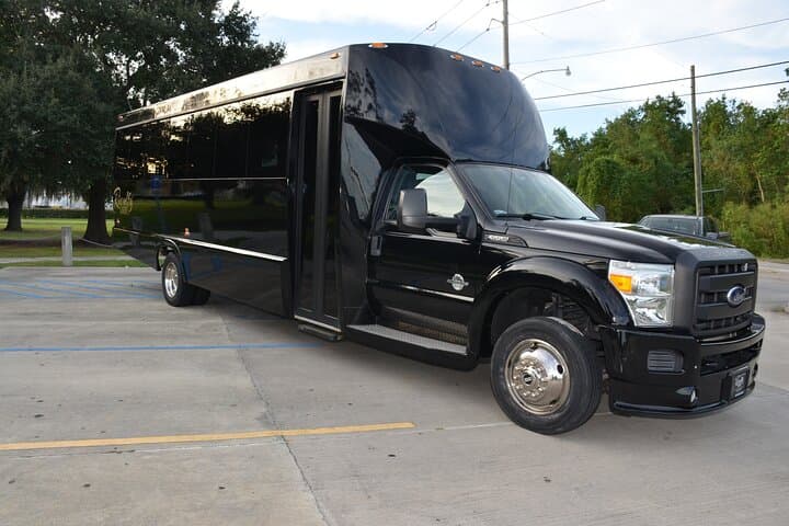 Private Transfer from MSY or Port to Downtown New Orleans — 26-Passenger Limo Bus photo 2