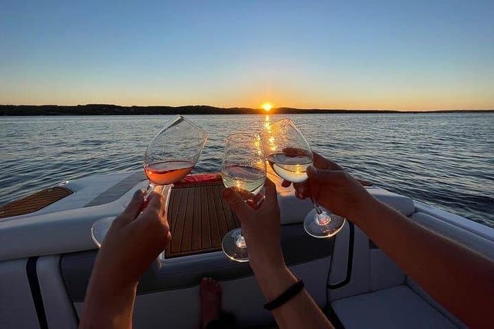 Sunset Luxe: 2-Hour Canandaigua Lake Cruise on a Luxury Tri-Toon photo 4