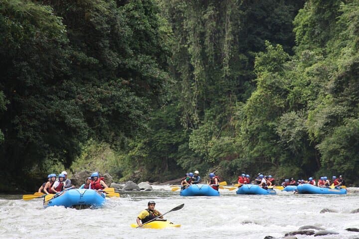 Pacuare River Rafting from La Fortuna — Class III Whitewater & Wildlife Experience