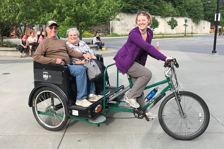 Juneau Pedicab Private Tour — One-Hour Downtown Seawalk & Cultural Ride photo 3