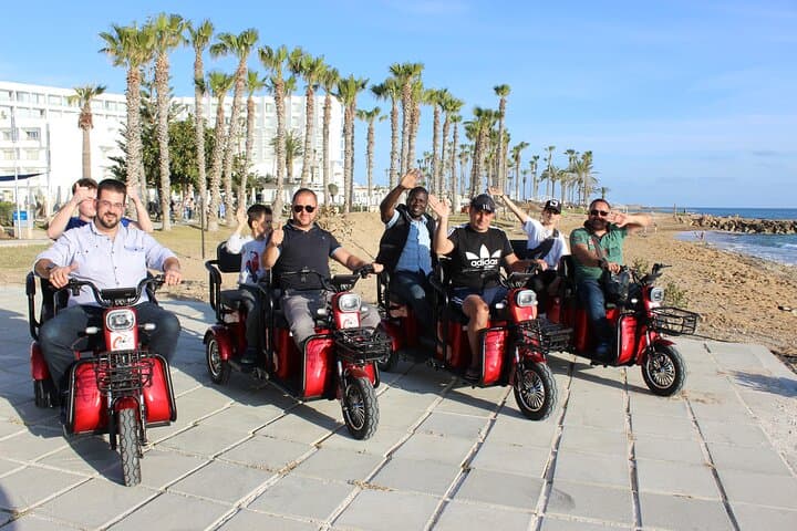 Explore Paphos by Electric Scooter: Coastal Rides & Archaeological Routes photo 2