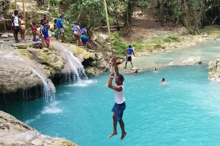 Ocho Rios Adventure: Dunn's River, Blue Hole, Bamboo Raft & Horseback Combo photo 2