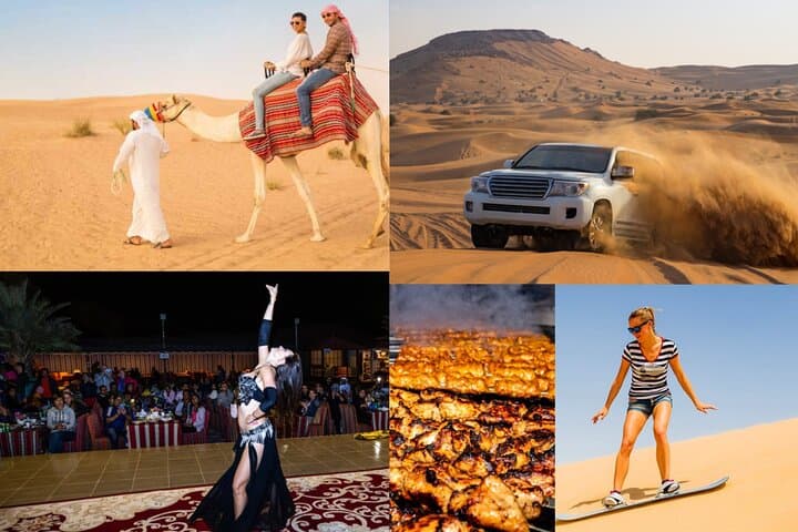 Dubai Desert 4x4 Adventure: Dune Bashing, Camel Rides & BBQ in Lahbab