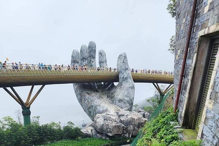 Golden Bridge & Hoi An Day Tour: Cable Car, Sampan Ride & Night Market photo 2