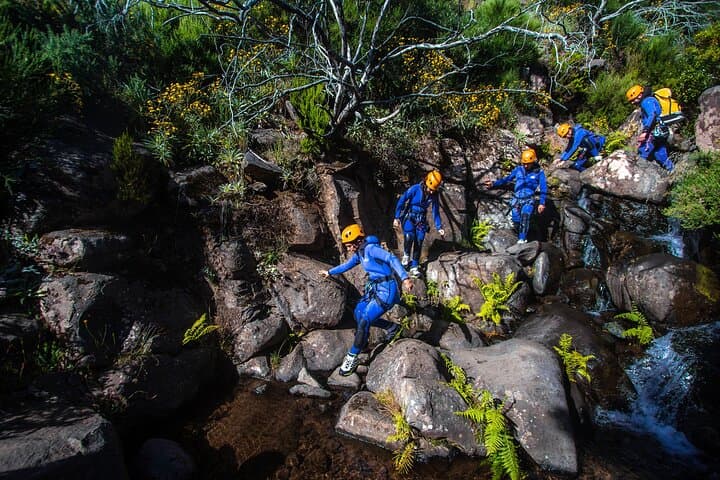 Beginner Canyoning in Funchal: Level 1 Waterfalls, Rappels & Jumps on Madeira photo 2