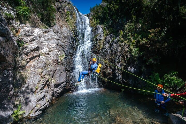 Beginner Canyoning in Funchal: Level 1 Waterfalls, Rappels & Jumps on Madeira photo 3