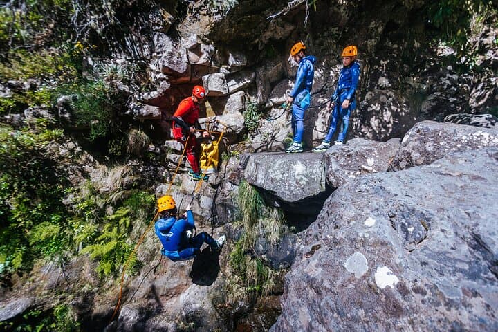 Beginner Canyoning in Funchal: Level 1 Waterfalls, Rappels & Jumps on Madeira photo 5