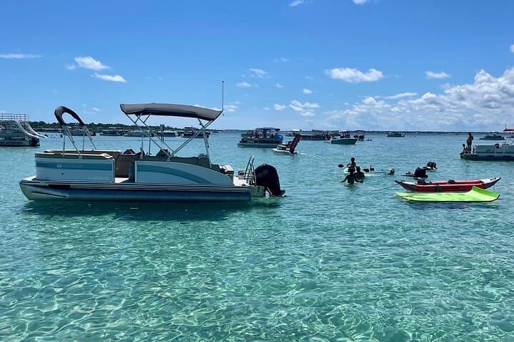 Private Crab Island Pontoon Charter with Inflatables in Destin photo 2