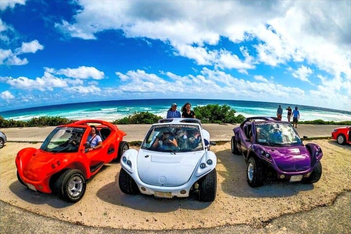 Private Cozumel Dune Buggy & Snorkel Tour — Punta Sur, Sky Reef & Laguna Colombia photo 2