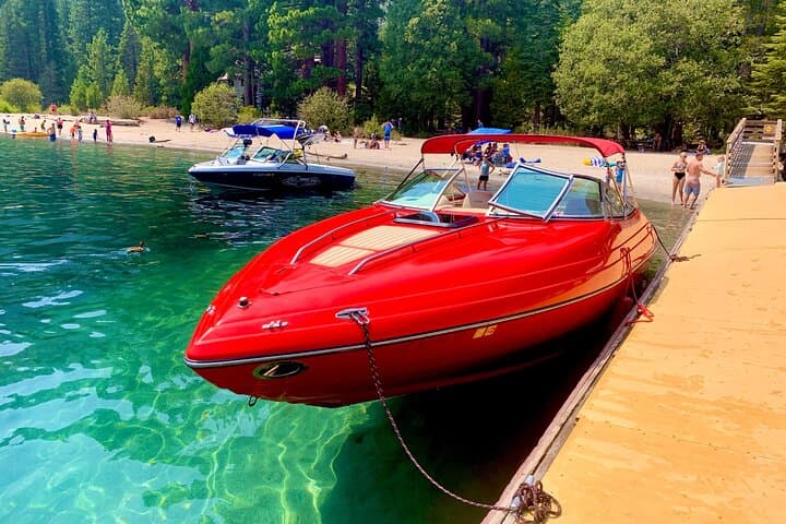 Private Emerald Bay Boat Charter on the Grateful Red — 2-Hour Luxury Cruise Lake Tahoe