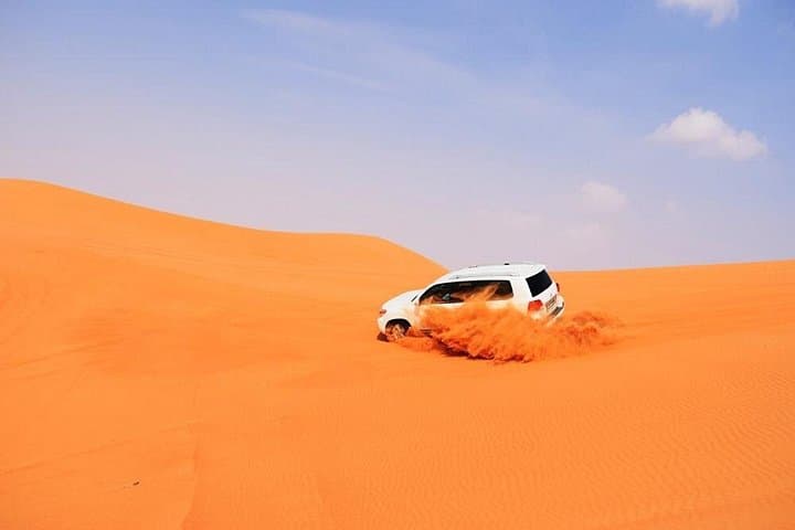 VIP Evening Desert Safari in Lehbab: Private Dune Bashing, Sandboarding & Bedouin Camp photo 3