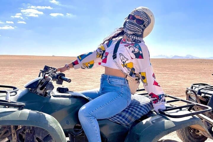 Hurghada Private 3-Hour Desert Safari: Quad Ride, Camel Experience & Bedouin Tea photo 2