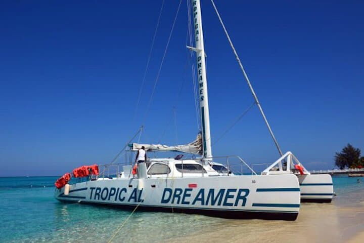Full-Day Catamaran Cruise to Rick's Café: Snorkel, Jerk Lunch & Negril Sunset photo 1