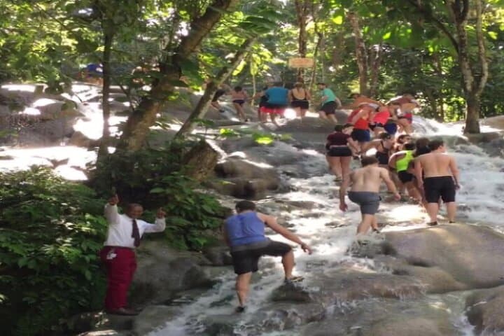 Dunns River Falls and River Tubing Day Tour from Montego Bay