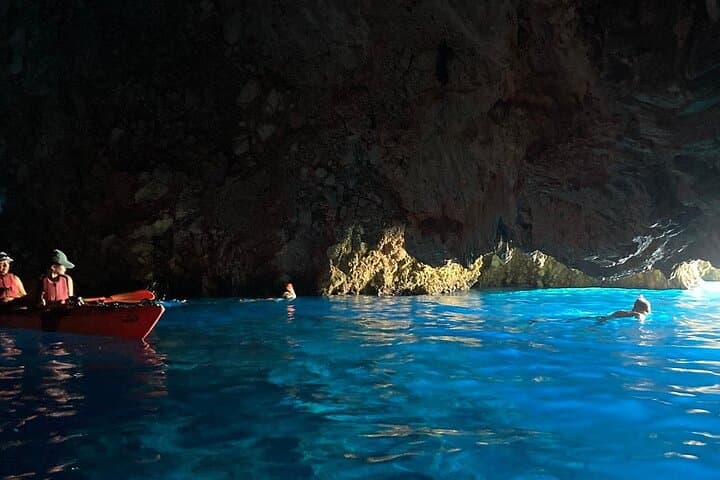 Half-Day Kayak to the Hidden Blue Cave on Lefkada photo 4